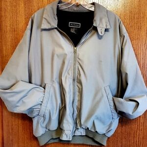 Men's Vtg. Wolf Mountain Sz M Army Green Zip Up Fleece Jacket